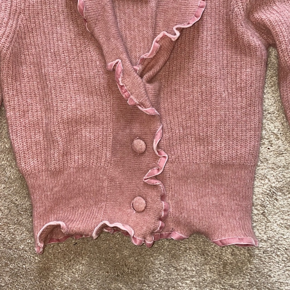 ZARA PINK CARDIGAN - Picture 5 of 8